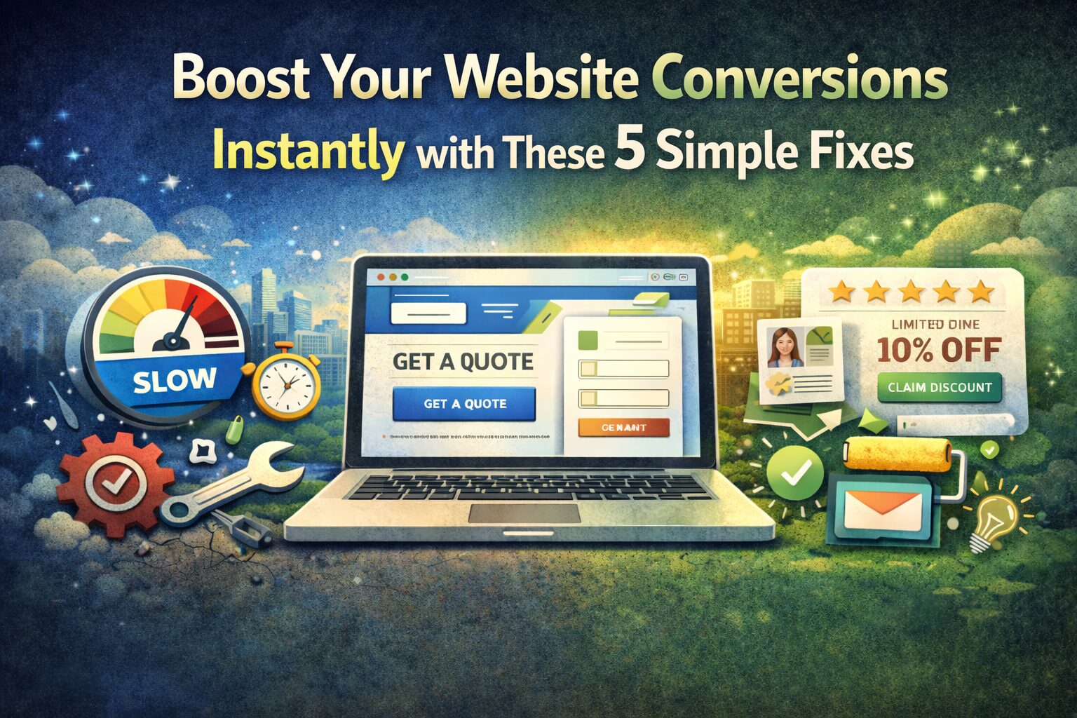 Boost Your Website Conversions Instantly with These 5 Simple Fixes